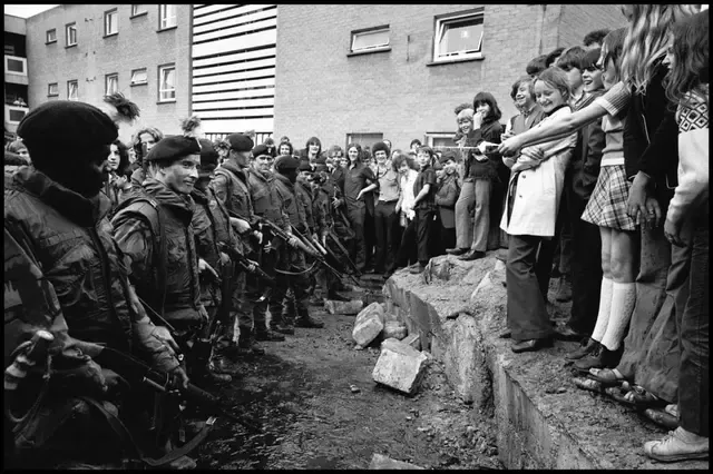 Soldiers in Nothern Ireland